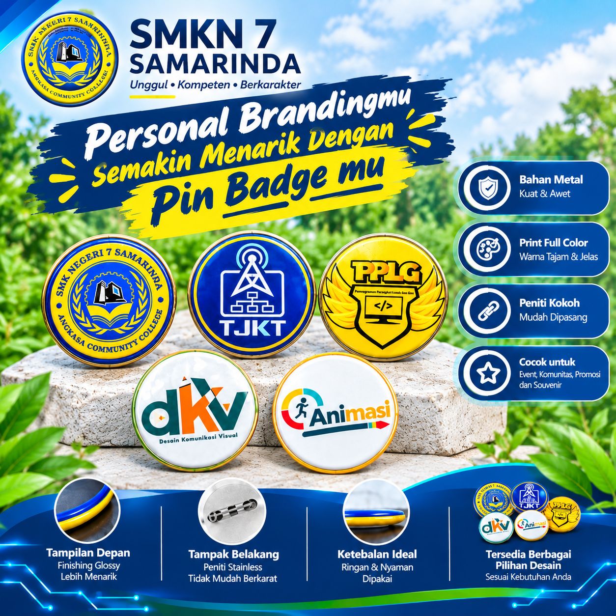 PIN BADGE | PERSONAL BRANDING DENGAN PIN BADGE